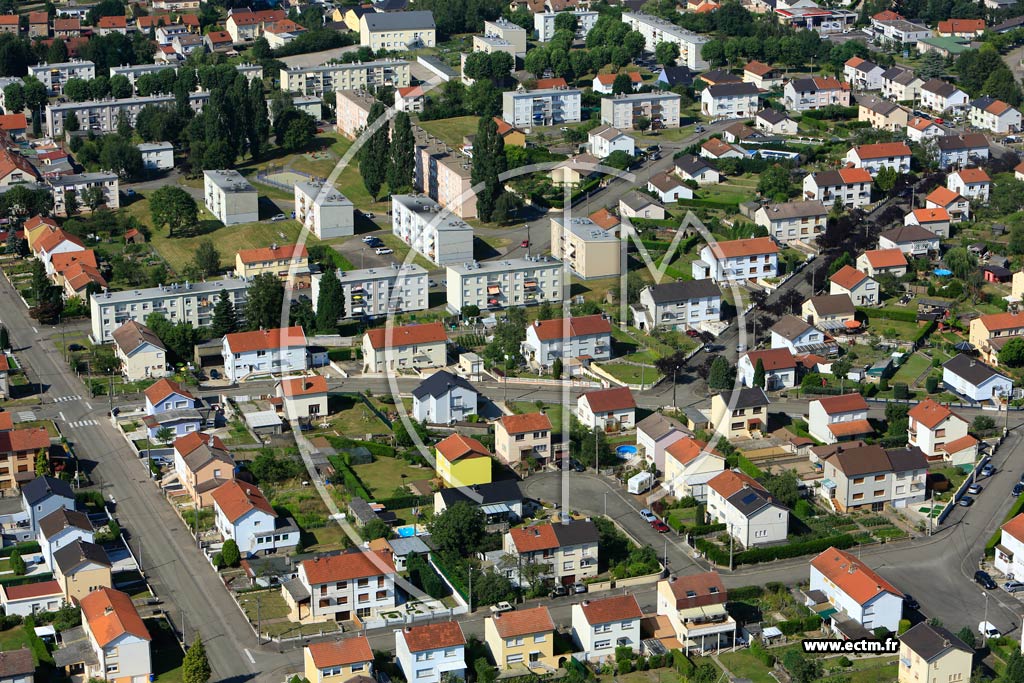 Photo arienne de Creutzwald (Le Breckelberg)