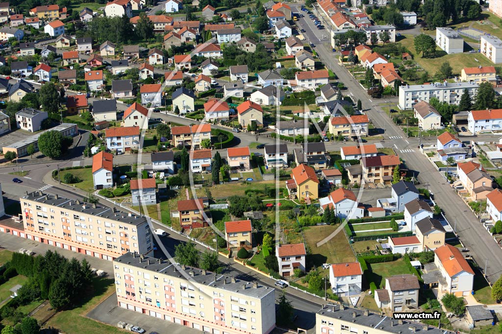 Photo arienne de Creutzwald (Le Breckelberg)