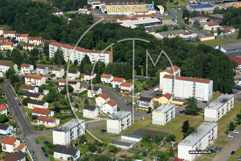 Photo arienne de Creutzwald (Le Breckelberg)