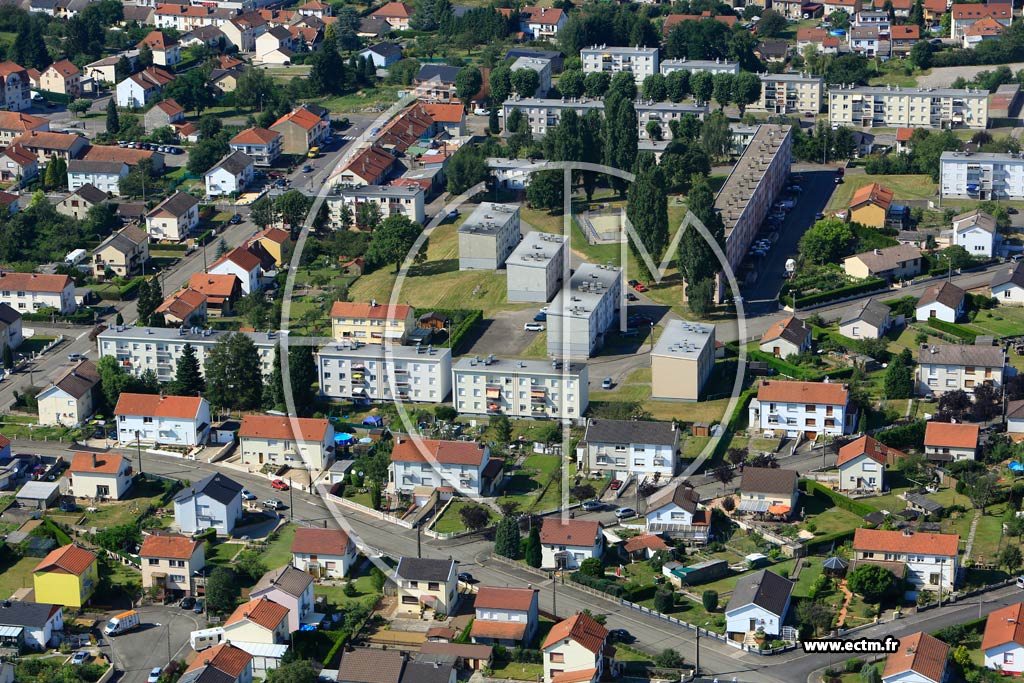 Photo arienne de Creutzwald (Le Breckelberg)