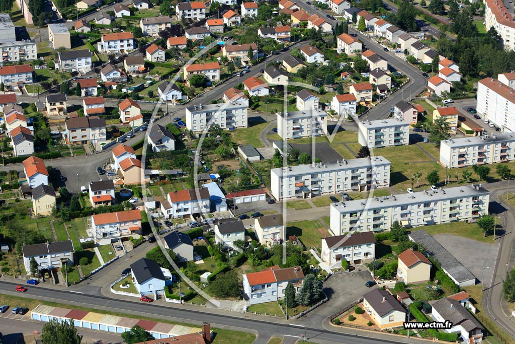 Photo arienne de Creutzwald (Le Breckelberg)