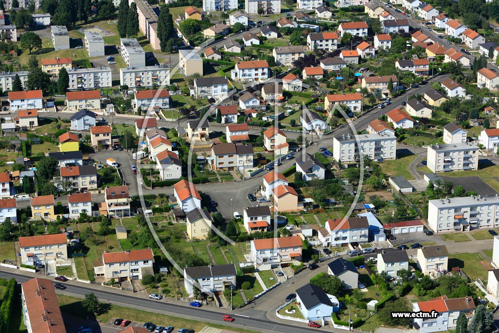Photo arienne de Creutzwald (Le Breckelberg)