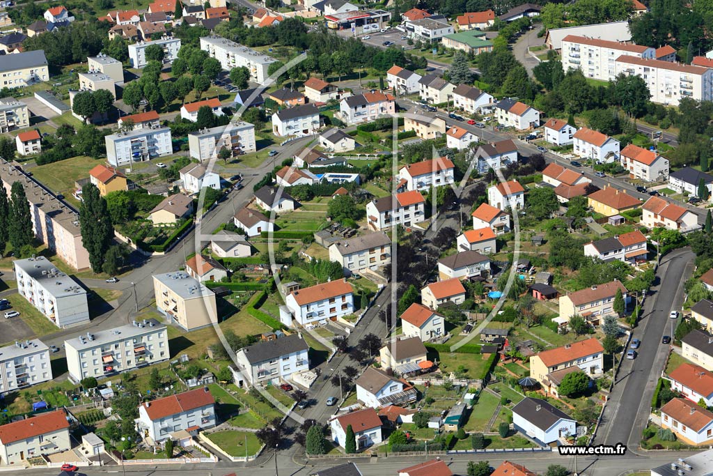 Photo arienne de Creutzwald (Le Breckelberg)