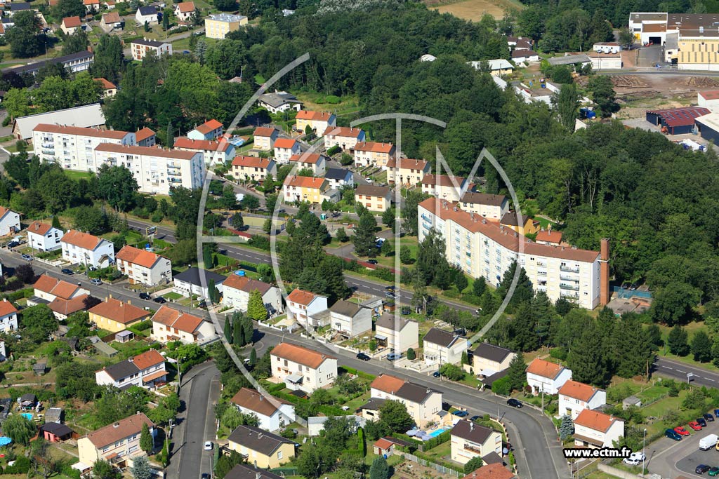 Photo arienne de Creutzwald (Le Breckelberg)
