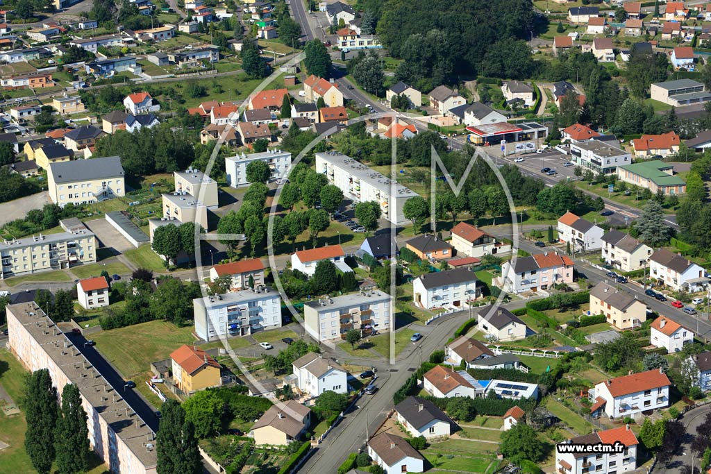 Photo arienne de Creutzwald (Le Breckelberg)