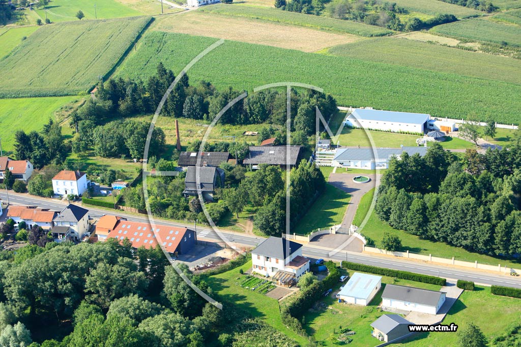 Photo arienne de Hargarten-aux-Mines