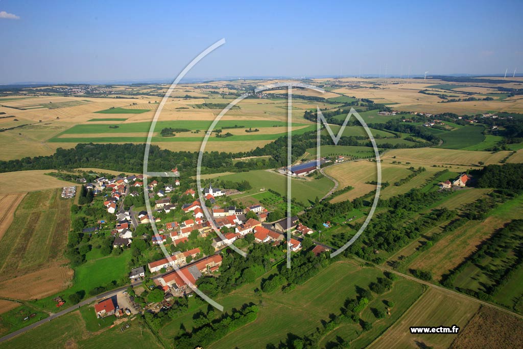 Photo arienne de Heining-ls-Bouzonville (Leiding)