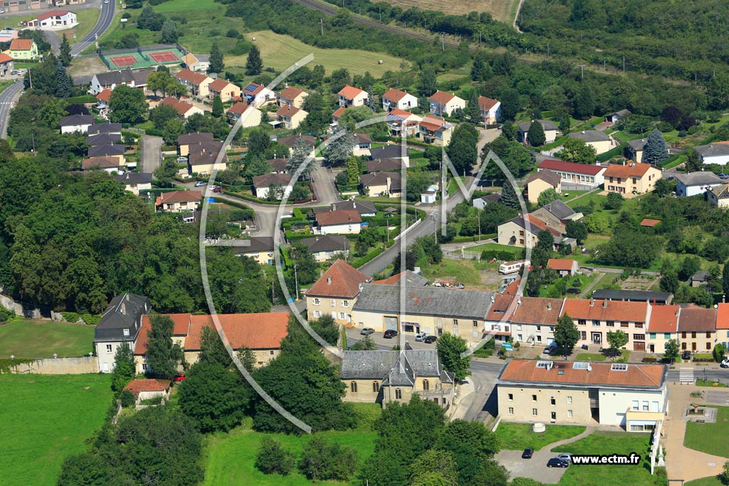 Photo arienne de Hombourg-Budange