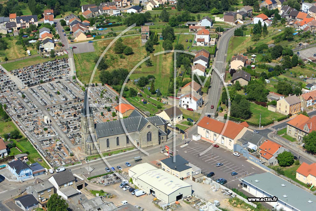 Photo arienne de L'Hopital