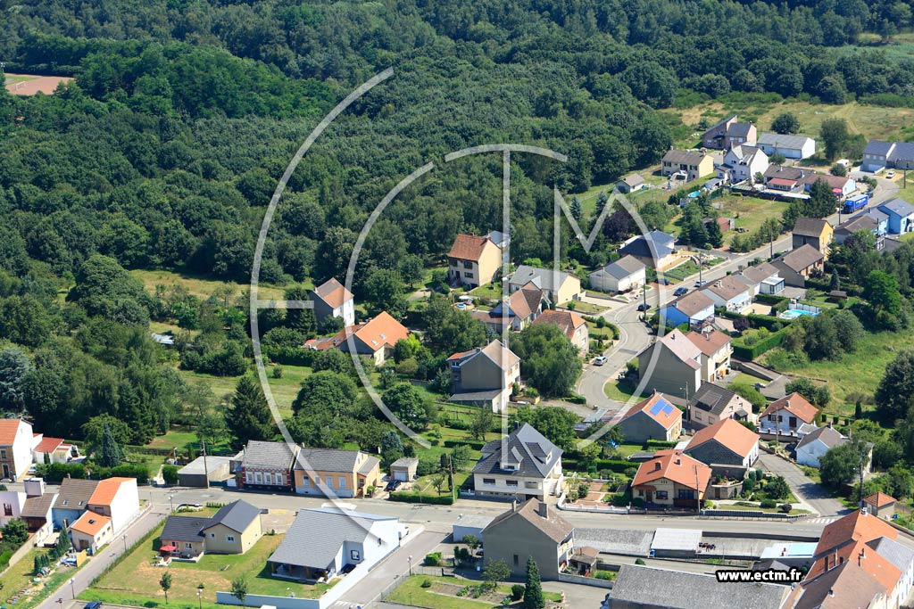 Photo arienne de L'Hopital (Puits Trois)