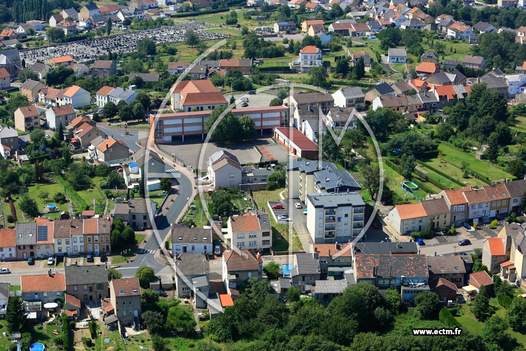 Photo arienne de L'Hopital (Puits Trois)