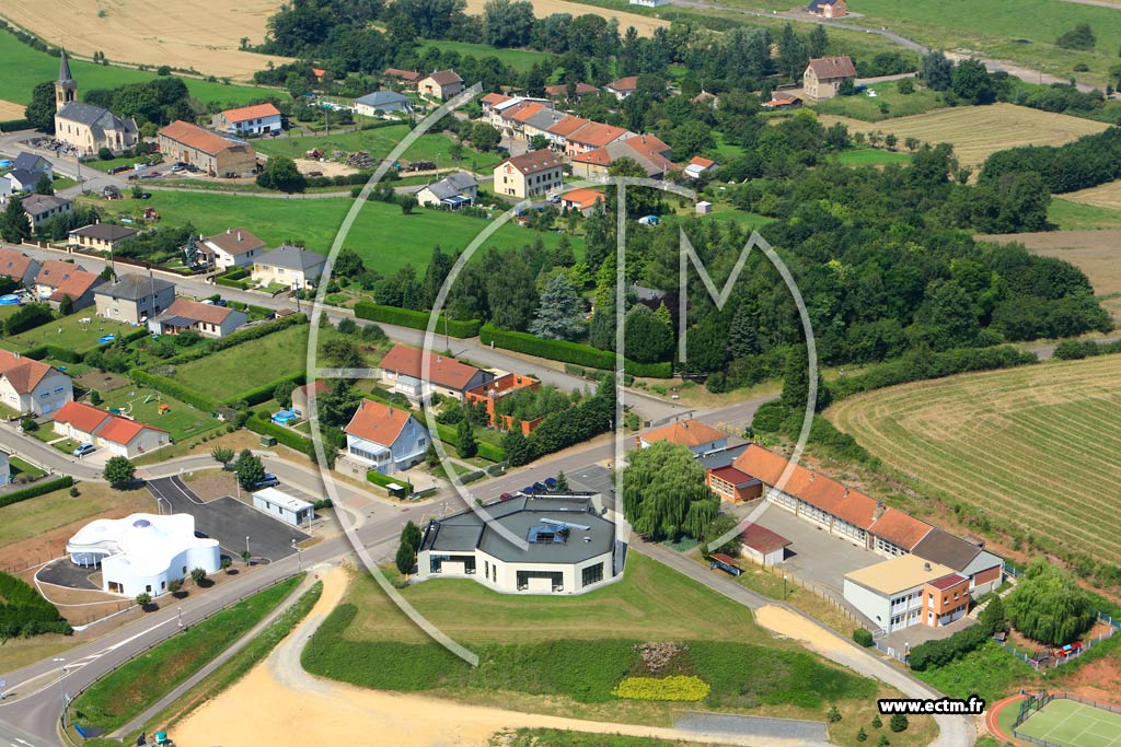 Photo arienne de Piblange (Drogny)