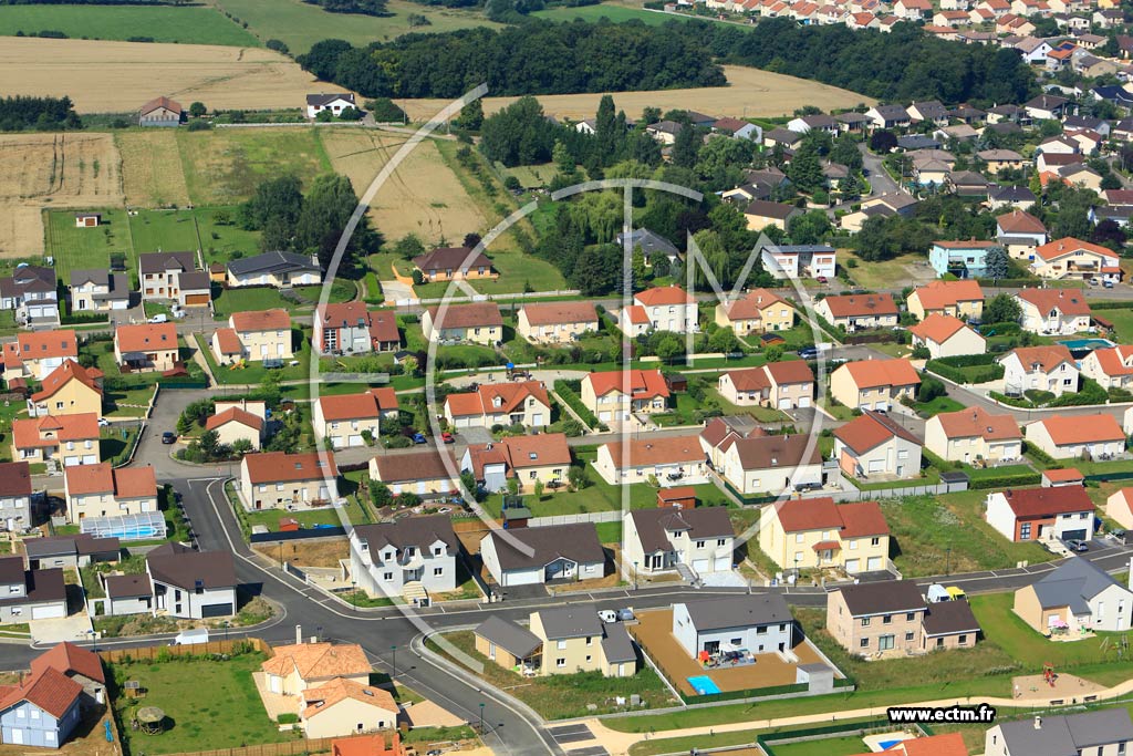 Photo arienne de Rurange-ls-Thionville