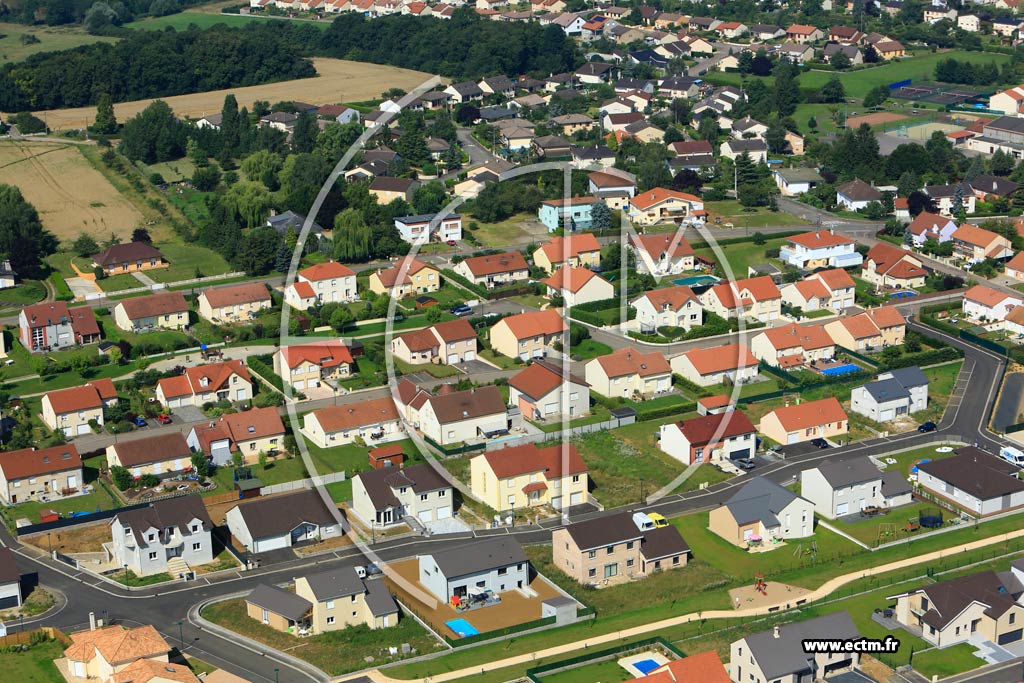 Photo arienne de Rurange-ls-Thionville