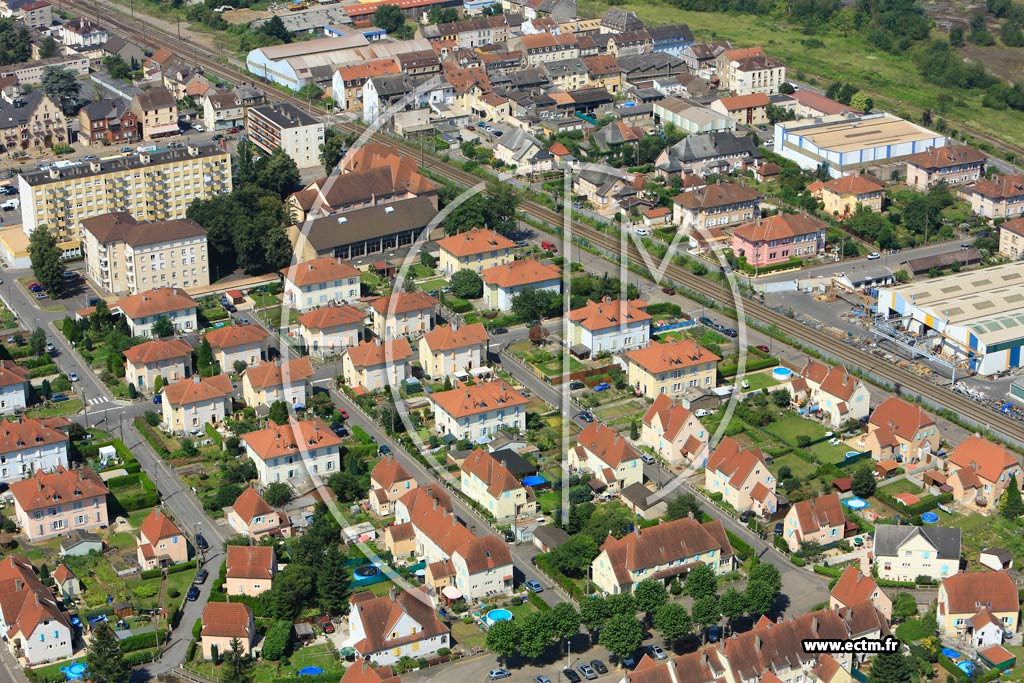 Photo arienne de Amnville