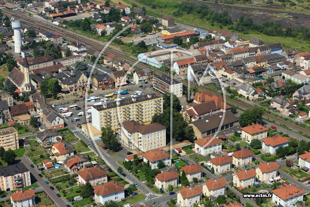 Photo arienne de Amnville