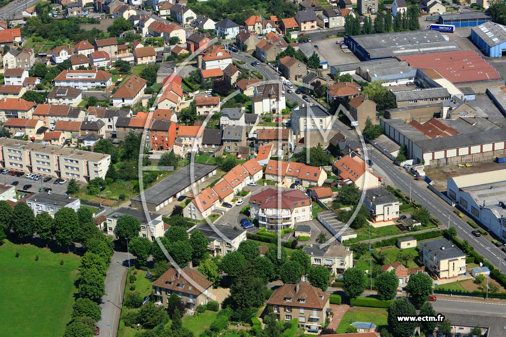 Photo arienne de Hagondange