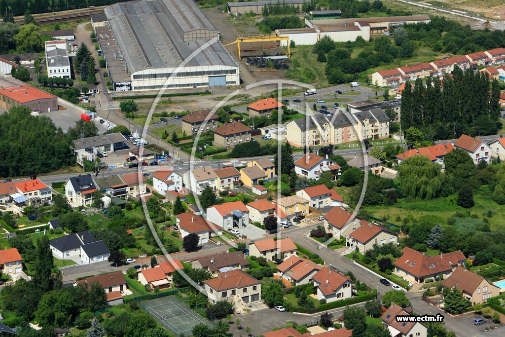 Photo arienne de Maizires-ls-Metz