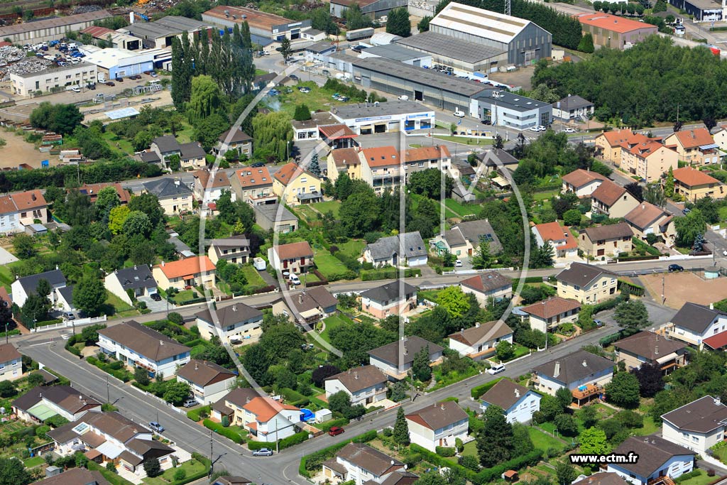 Photo arienne de Maizires-ls-Metz