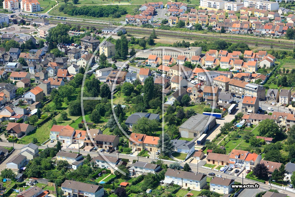 Photo arienne de Maizires-ls-Metz