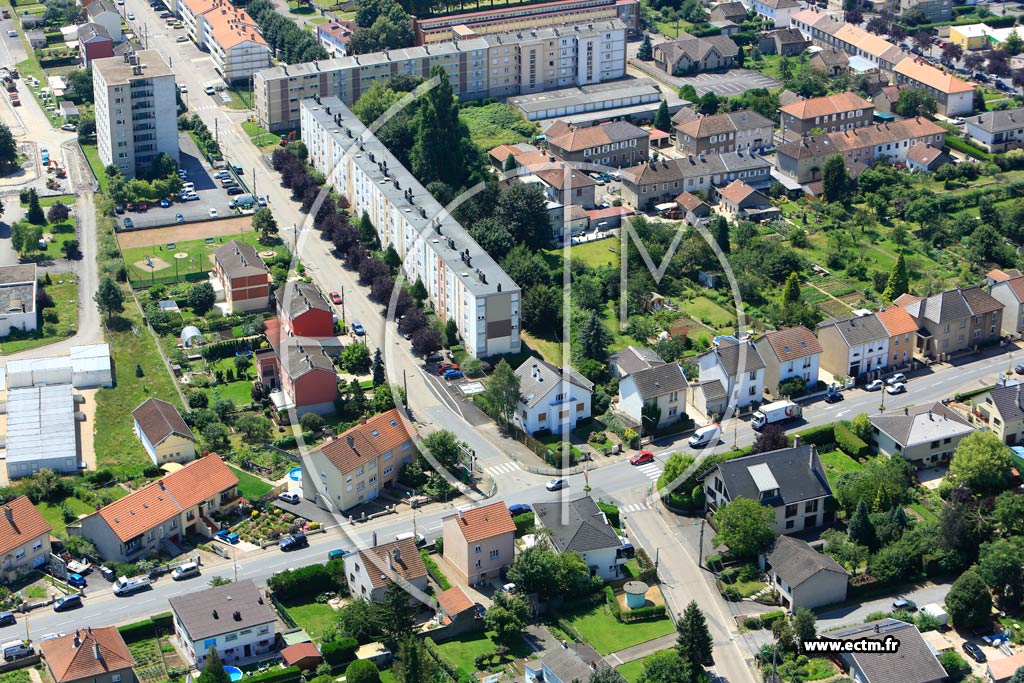 Photo arienne de Maizires-ls-Metz