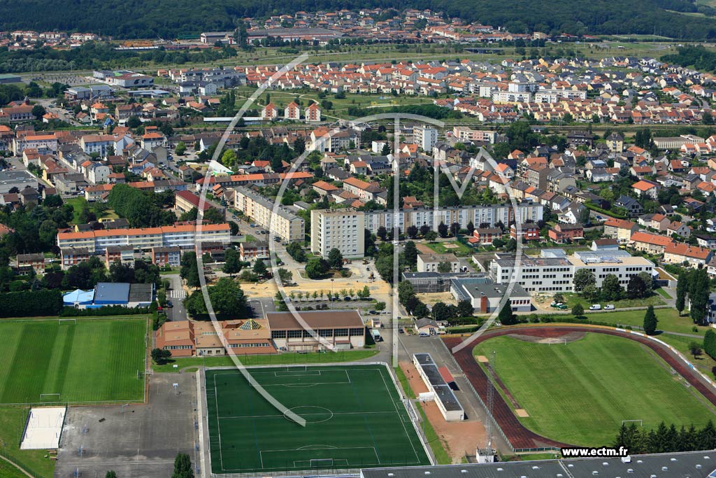 Photo arienne de Maizires-ls-Metz