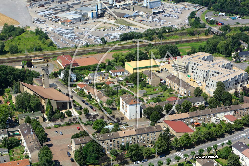 Photo arienne de Maizires-ls-Metz