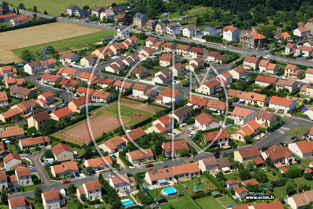 Photo arienne de Maizires-ls-Metz (Maisons Blanches)
