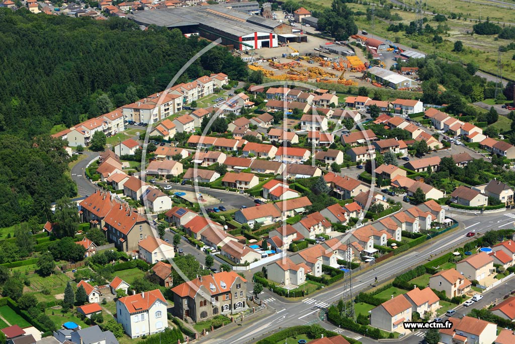 Photo arienne de Maizires-ls-Metz (Maisons Blanches)