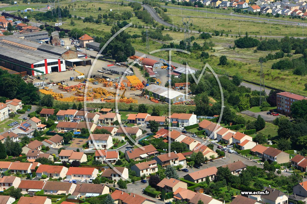 Photo arienne de Maizires-ls-Metz (Maisons Blanches)