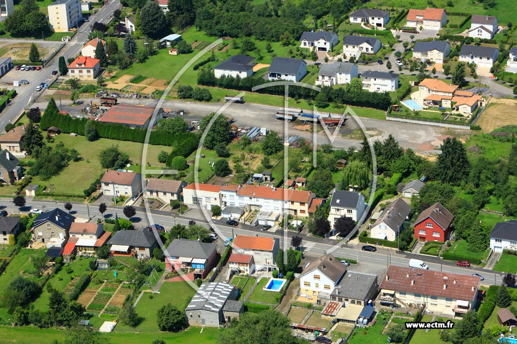 Photo arienne de Marange-Silvange