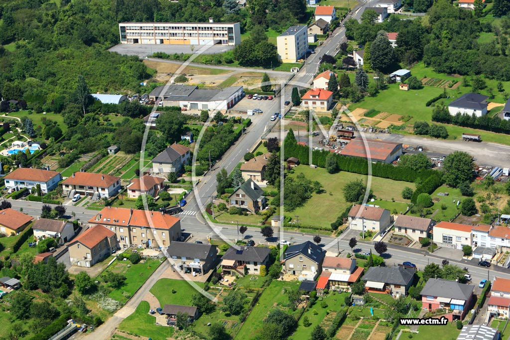 Photo arienne de Marange-Silvange