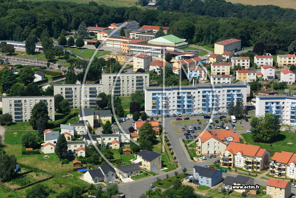 Photo arienne de Marange-Silvange (La Marjotte)