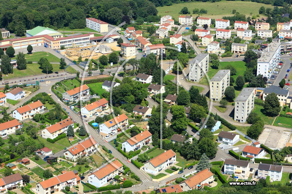 Photo arienne de Marange-Silvange (La Marjotte)