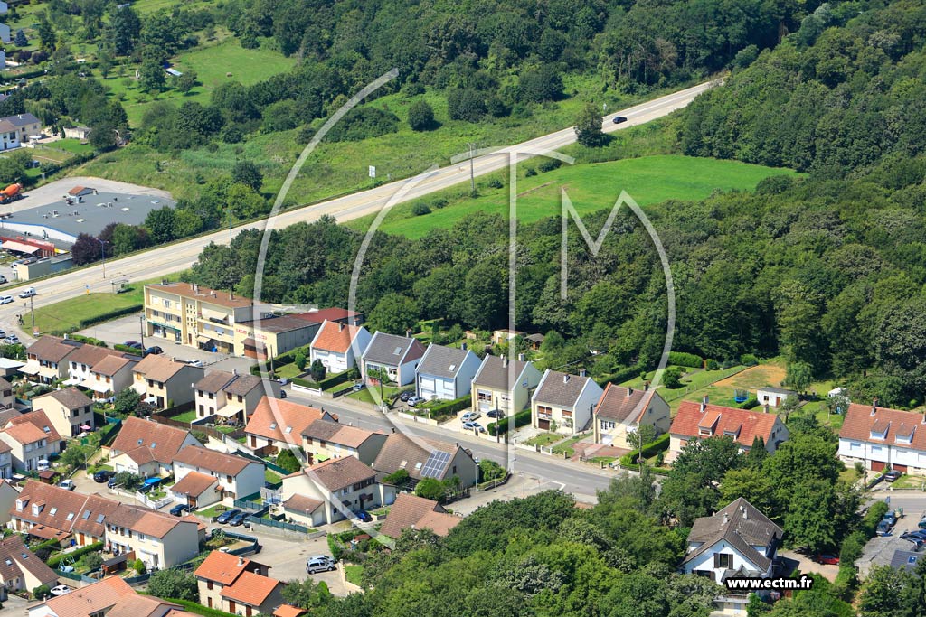 Photo arienne de Marange-Silvange (Vieux Moulin)