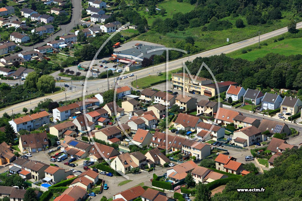 Photo arienne de Marange-Silvange (Vieux Moulin)