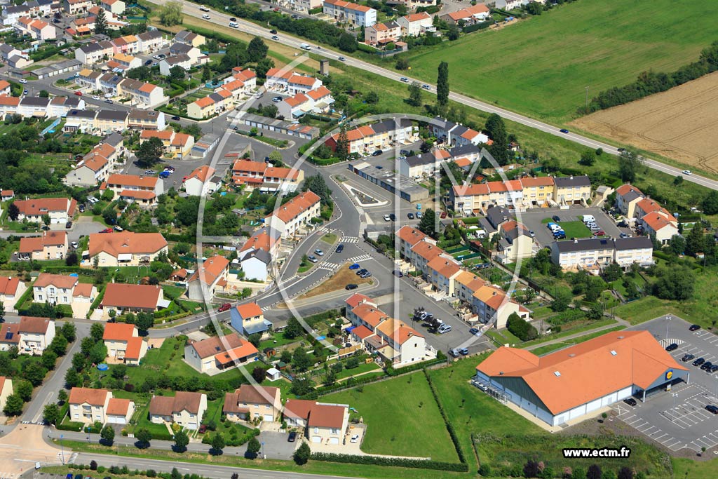 Photo arienne de Marange-Silvange (Vieux Moulin)