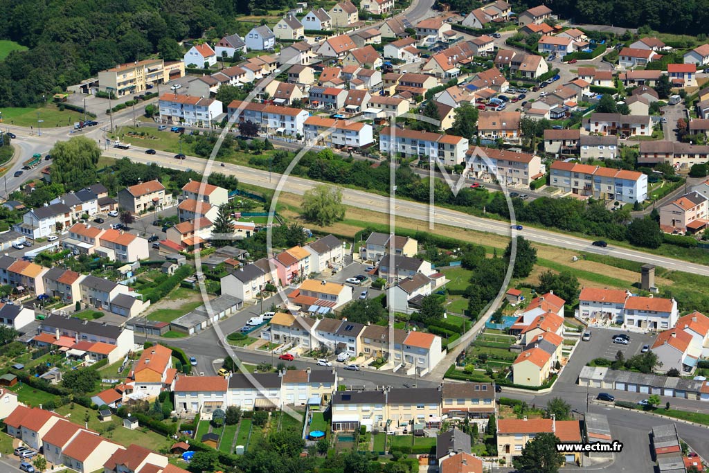 Photo arienne de Marange-Silvange (Vieux Moulin)