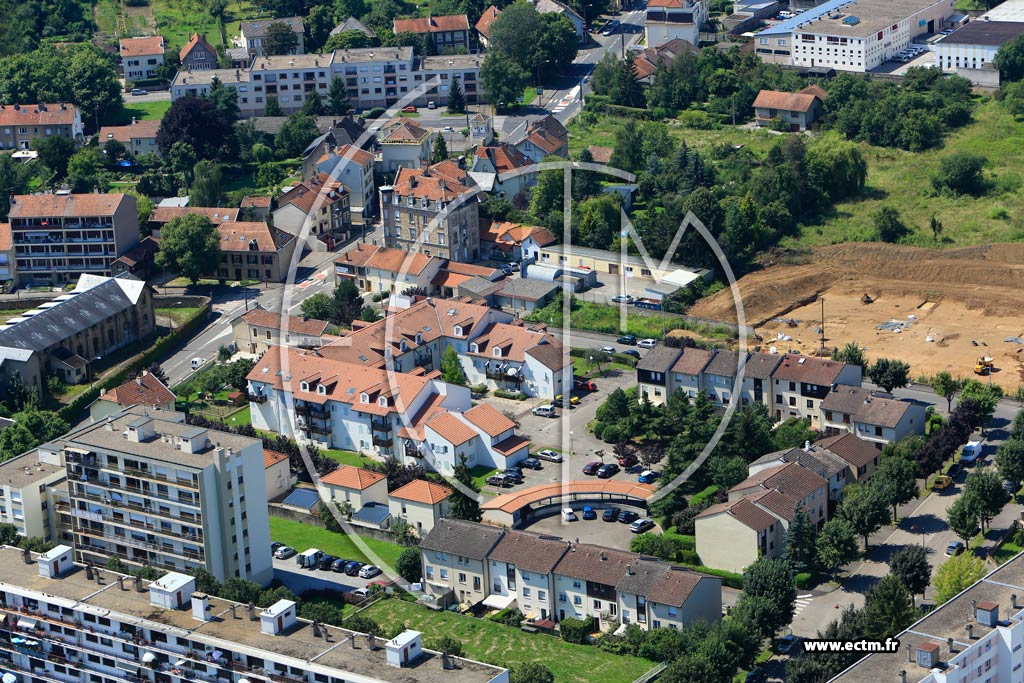 Photo arienne de Metz (Devant-les-Ponts)