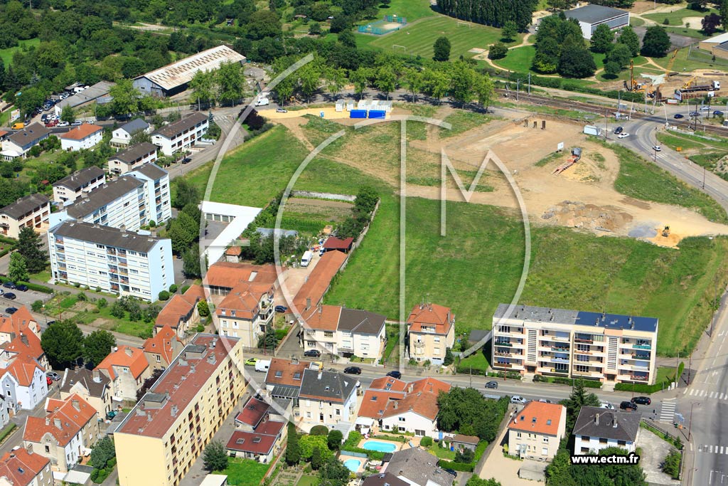 Photo arienne de Metz (Devant-les-Ponts)