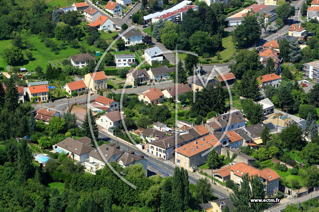Photo arienne de Metz (Devant-les-Ponts)