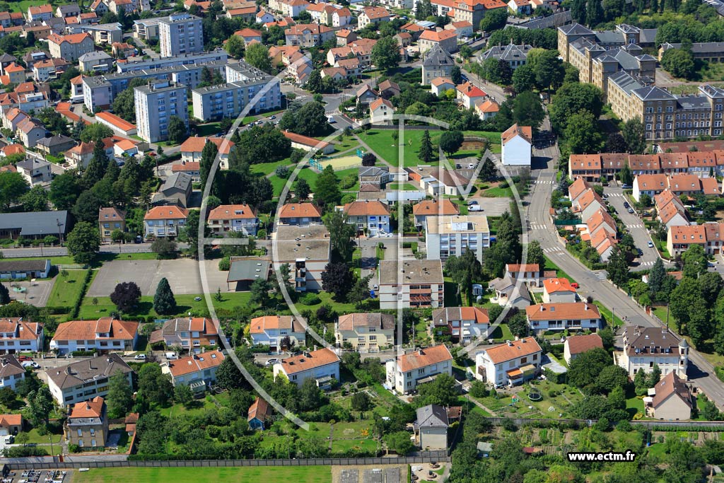 Photo arienne de Metz (Devant-les-Ponts)