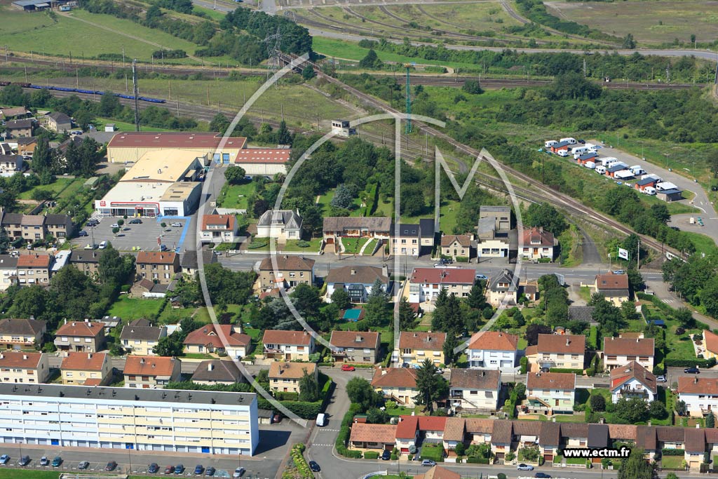 Photo arienne de Mondelange