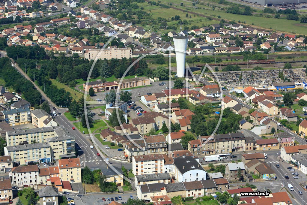 Photo arienne de Mondelange