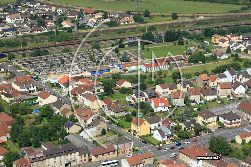 Photo arienne de Mondelange