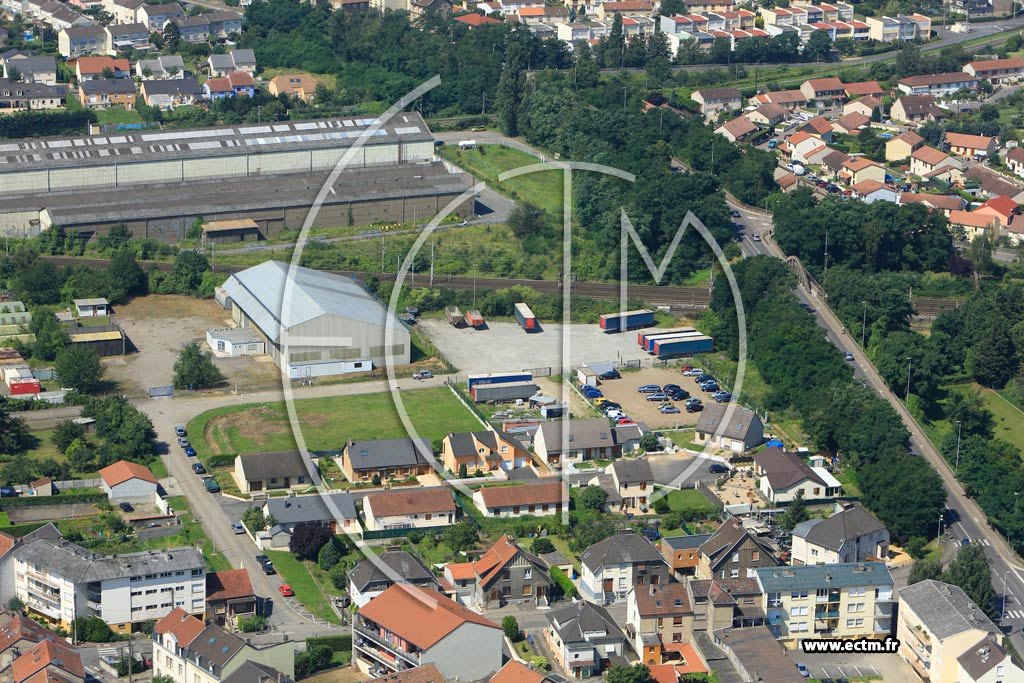 Photo arienne de Mondelange