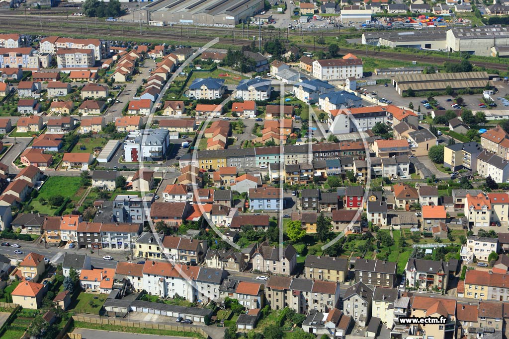 Photo arienne de Mondelange