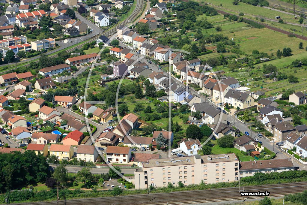 Photo arienne de Mondelange