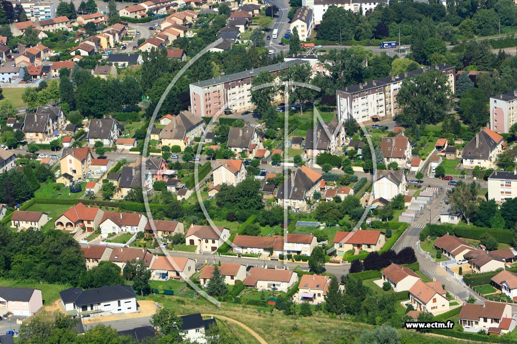 Photo arienne de Rombas