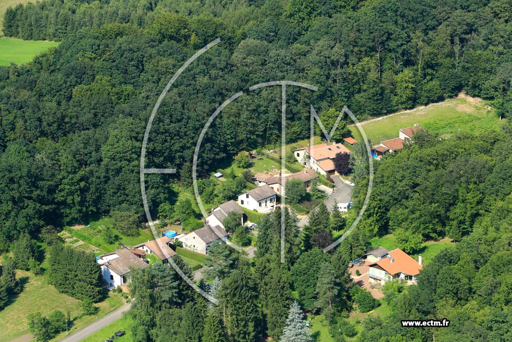 Photo arienne de Saint-Hubert